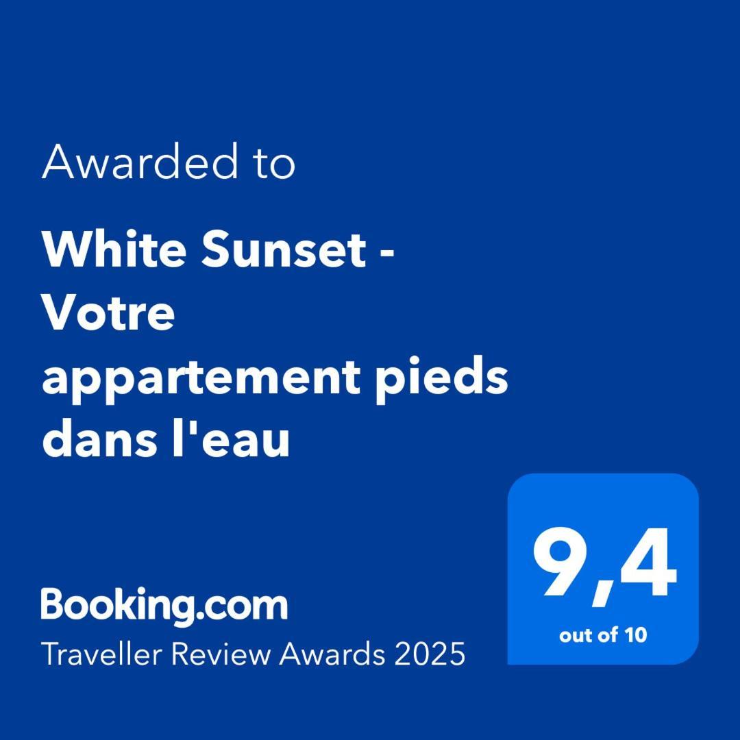 White Sunset - Votre Appartement Pieds Dans L'Eau Trois Bassins Eksteriør billede